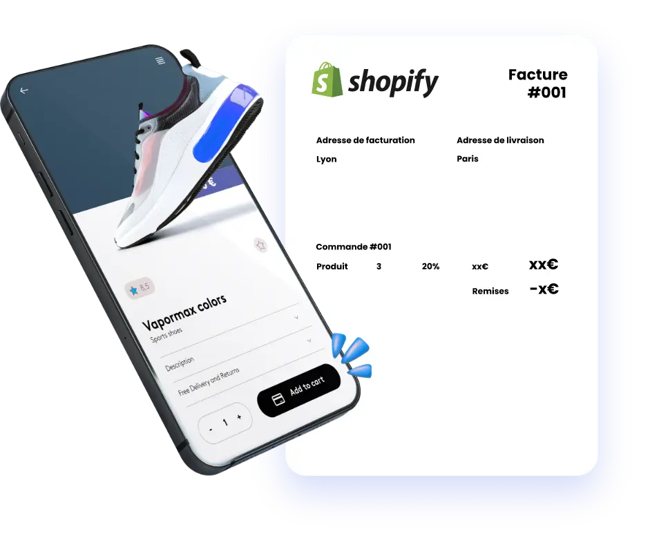 facture shopify regulo
